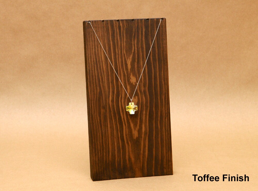 Wooden Necklace Display Board / Necklace Holder / Jewelry Etsy