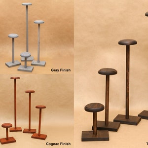 Hat Display Stand / Wooden Hat Stand / Collapsible Hat Display / HT002 image 2