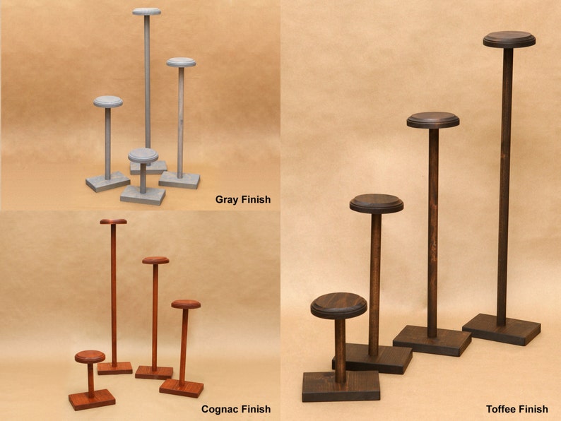 Hat Display Stand / Wooden Hat Stand / Collapsible Hat Display / HT002 image 2