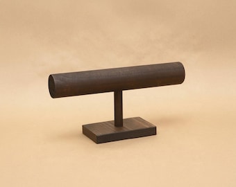Bracelet Display Stand / Watch Stand / Solid Wood T-Bar Jewelry Display / Trade Show Display / Craft Show Display COLLAPSIBLE 2in / BR005