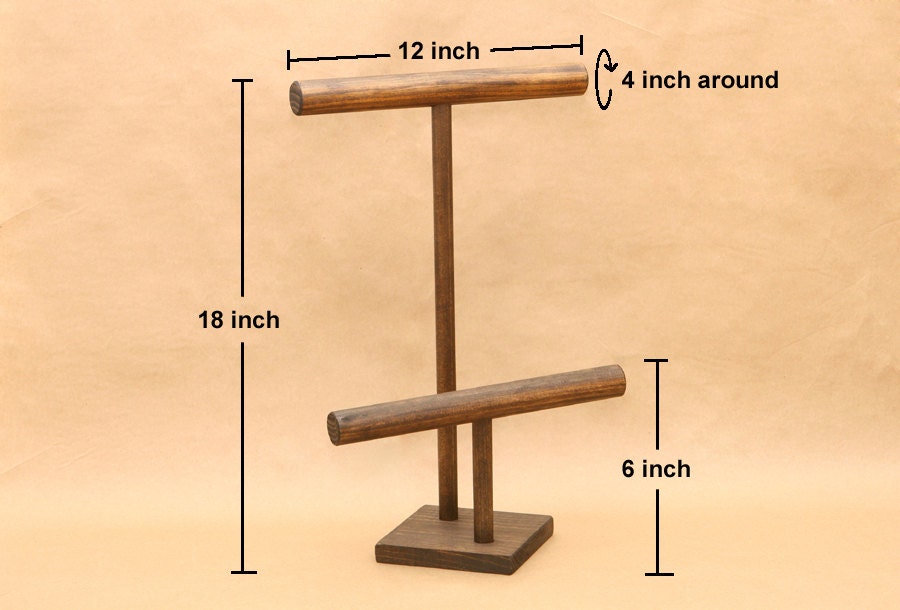 3-tier Bracelet Display Watch Display T-bar / Bracelet Stand / Watch Stand  / Jewelry Holder / Large Bar 4.5:7.5 10.5 / BR007 