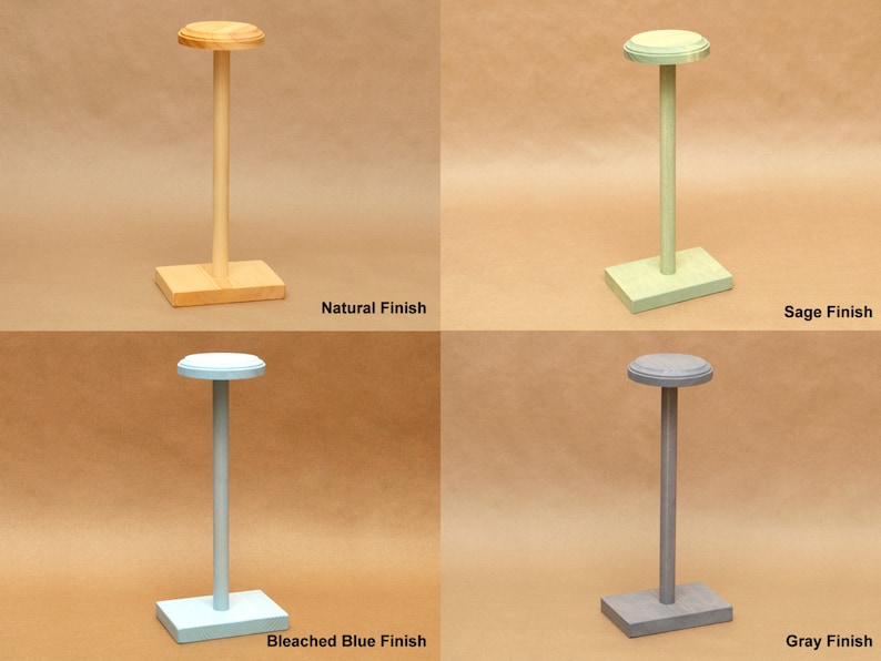 Hat Display Stand / Wooden Hat Stand / Collapsible Hat Display / HT001 image 3