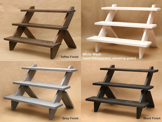 3 tier Display Shelf Display Riser Store Display Shelf Riser Collapsible Counter Top Display Trade Show Craft Show Display R001 Etsy