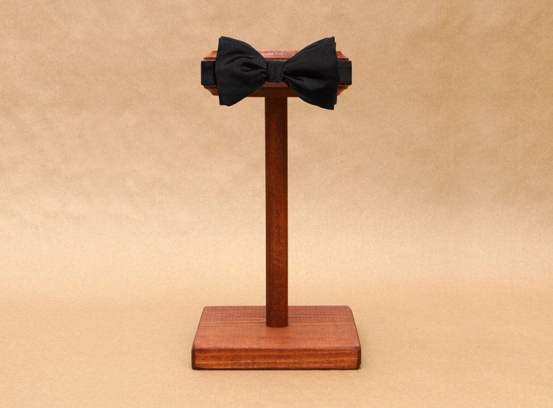 Bow Tie Display Stand / Wooden Bowtie Stand / Collapsible Head Etsy