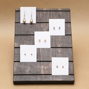 Earring Card Display Stand: Collapsible Jewelry Holder ER001