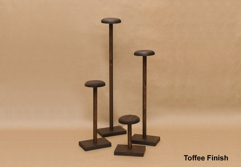 Hat Display Stand / Wooden Hat Stand / Collapsible Hat Display / HT002 image 1