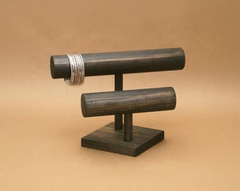 2-Tier Bracelet Display Watch Display T-Bar / Bracelet Stand / Watch Stand / Jewelry Holder / Large Bar 4.5:7.5 / BR006