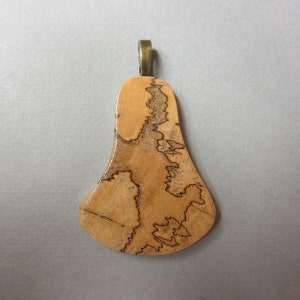 Pendants Exotic Wood Unisex Jewelry spalted Tamarind ExoticWoodJewelryAnd recycled repurposed image 3