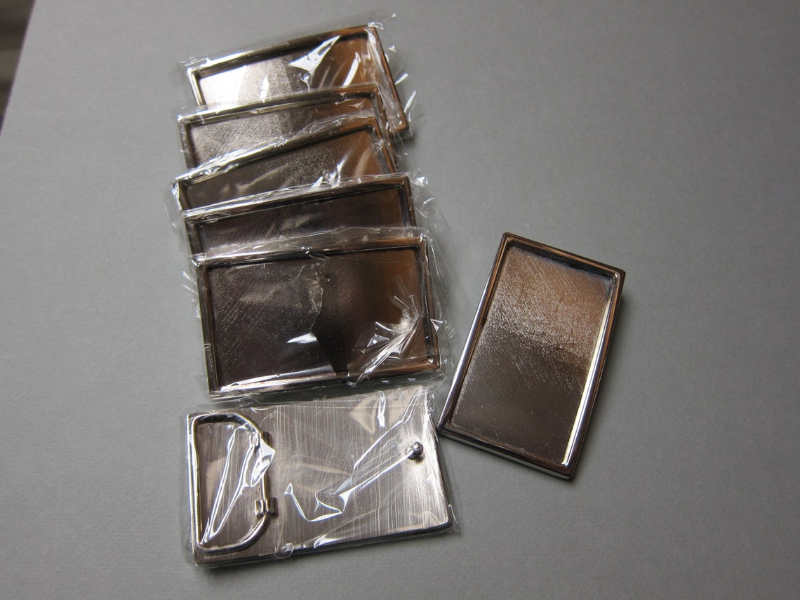 Silver Belt Buckle Metal Blanks wood supply Belt Buckle 3 Etsy