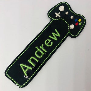 Personalised Game Controller Bookmark Boys Bookmark Gamer Bookmark Any Name