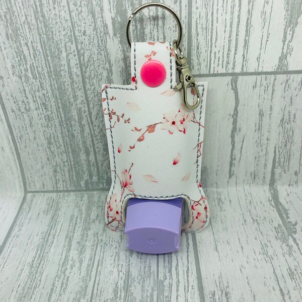 Damen Floral Inhaler Holder Cover Inhaler Keyring