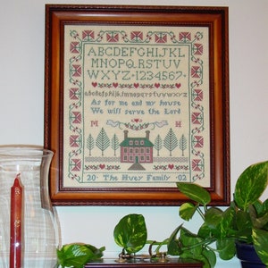 Me & My House Sampler Leaflet for Counted Cross Stitch - #44L