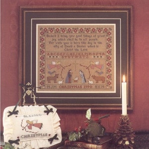 Krippen-Sampler-Blättchen für Gezählte Kreuzstiche - #22L