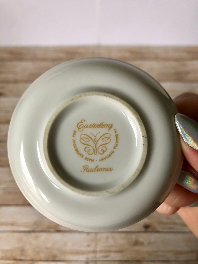 Vintage Floral Trinket Tray Vintage 50s Easterling Radiance Gold Jewelry Vanity Display 50s Vanity Dish Easterling Catchall Tray
