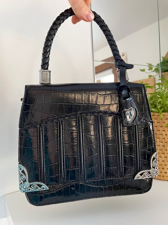 Black Purses With Silver Hardware - Temu