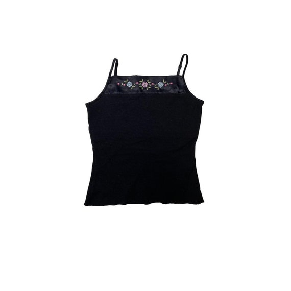 Cyber Y2K Floral Tank Top Energie Size Small 2000s Fashion Trendy 