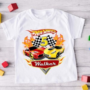Hot Wheels Birthday Shirt - Etsy