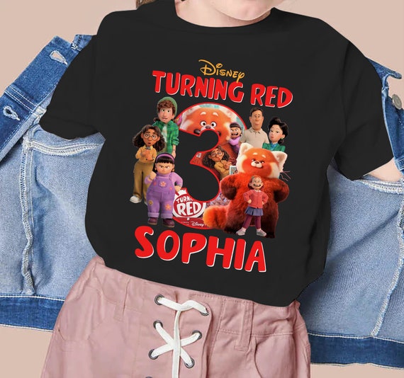 Turning Red Birthday Shirt Custom 