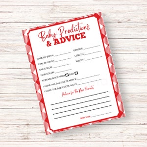 Cartes de prédictions pour bébé barbecue, jeux de baby shower barbecue, jeux Q Baby, cartes de prédictions et conseils, cartes de conseils pour bébé