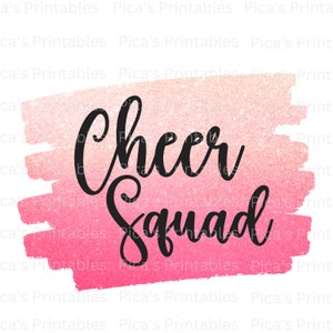 Cheerleader png, Cheer Squad, Cheer Design, Cheer PNG, Cheerleading PNG, Sublimation, Sublimation Design, PNG, T-Shirt Design