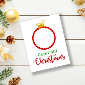 Days Until Christmas, Days Until Christmas Sign, Christmas Countdown, Christmas Countdown Sign, Christmas Home Decor