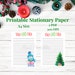 Printable Stationary Stationary Set Letter Stationary - Etsy