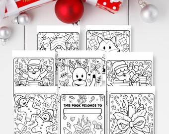 Christmas Coloring Pages, Printable Christmas Coloring Page, Christmas Party Activity, Coloring Sheets, Kids Coloring Pages,