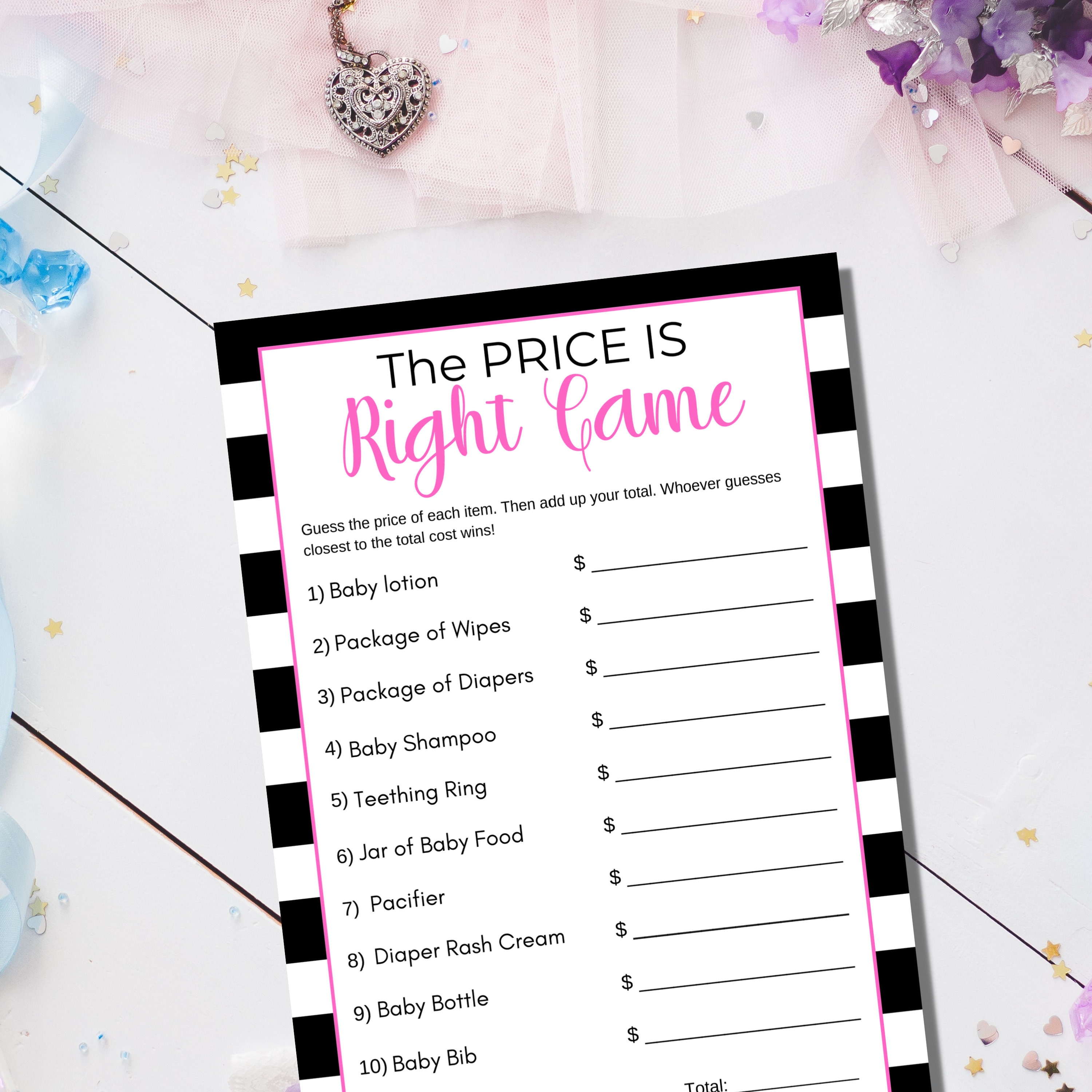 Price is Right Baby, Baby Price is Right, Virtual Baby Shower Games ...
