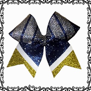 勝利のための弓、ラインストーンのキラキラした応援弓