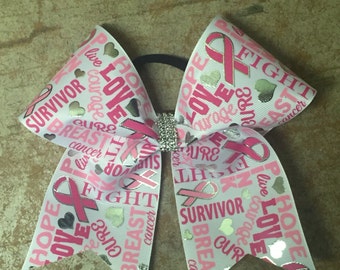 Kokarda do włosów na znak świadomości raka piersi