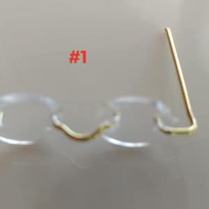 Doll Glasses for cold porcelain dolls, number 1,2,3,5,6