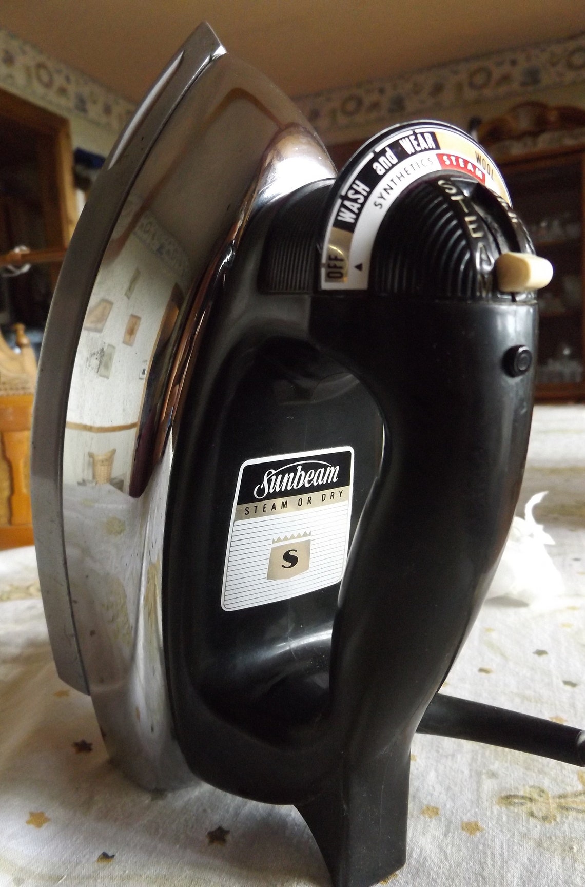 1950's SunBeam Steam Master Iron Model S5A works great Etsy