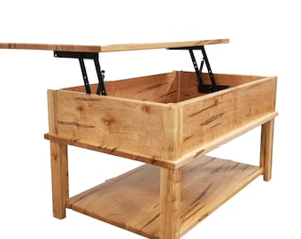 light maple coffee table