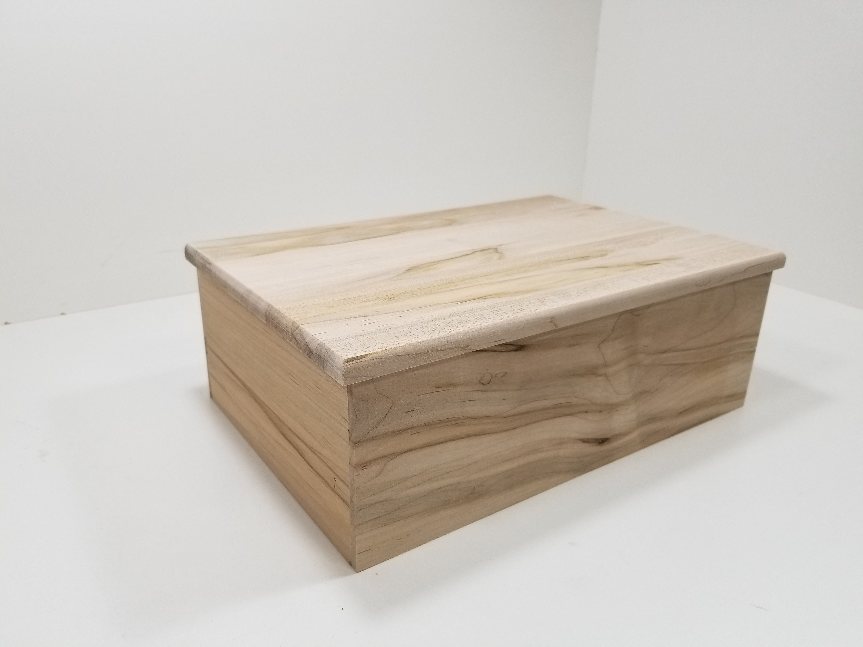 Unfinished Wood Box 12x8x4 Unfinished Memory Box Cherry Box Etsy