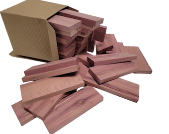 24 PCS Aromatic Cedar planks, Cedar block, Eastern Red Cedar