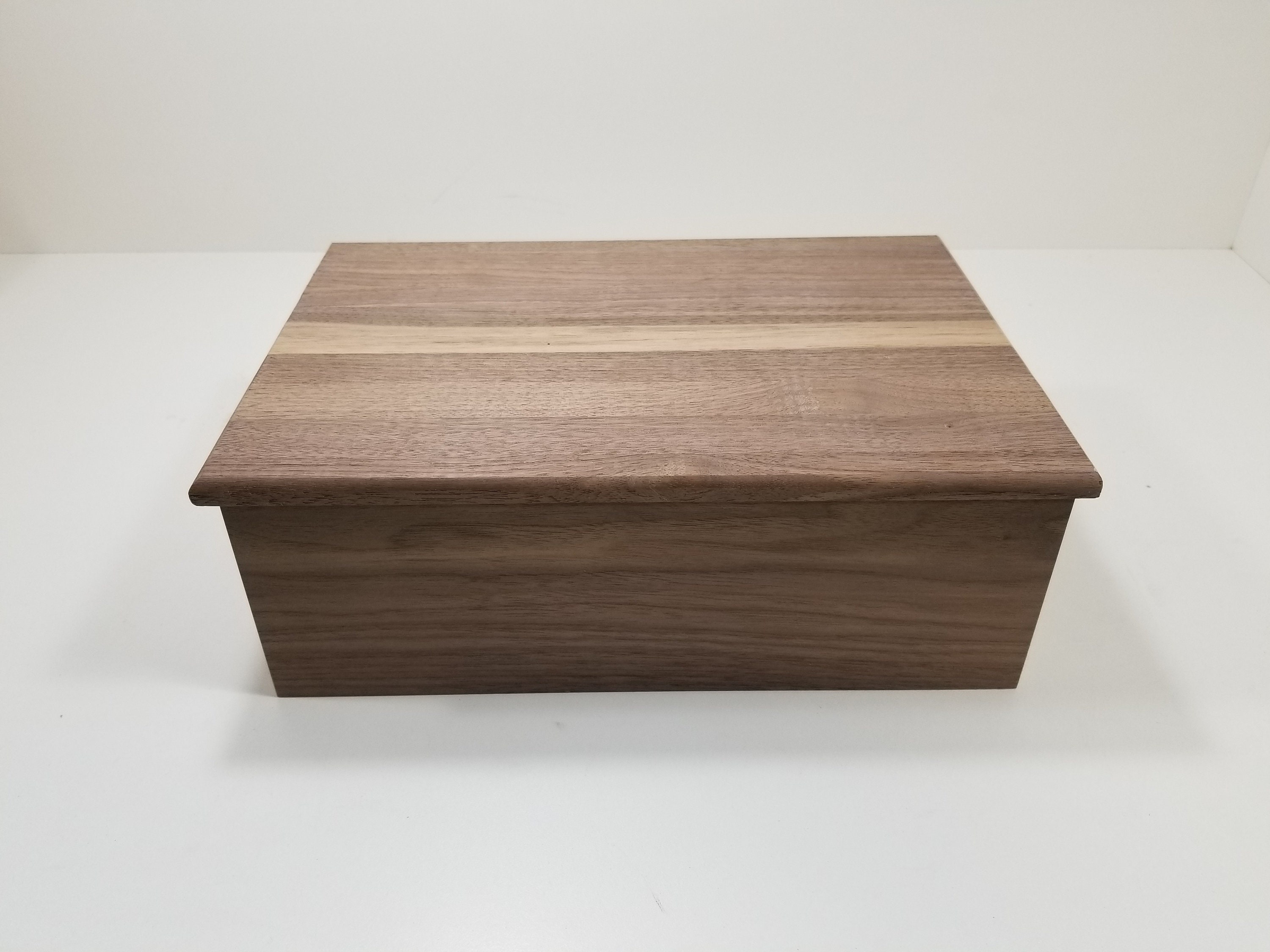 Unfinished Wood Box 12x8x4 Unfinished Memory Box Cherry Box Etsy