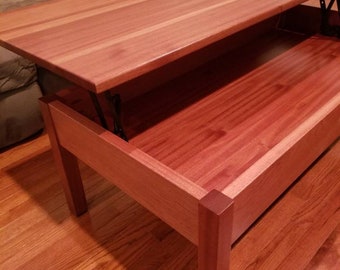 Modern coffee table, Coffee table, wooden coffee table, wood coffee table, lift top coffee table,