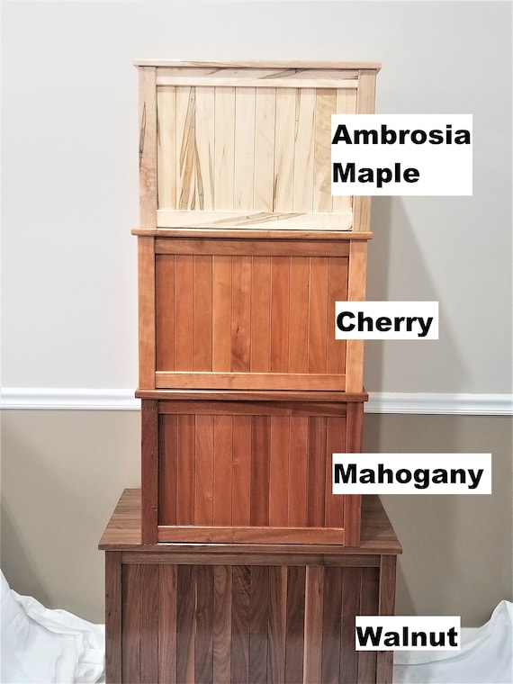 Walnut best sale toy box