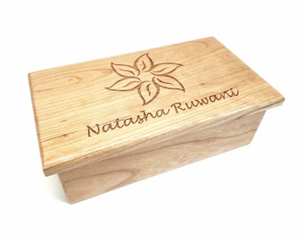 Personalized Anastasia Flower Music Box Choose Your Song, Handmade Hardwood Music Box, Once Upon A December Music Box, Custom Music Box