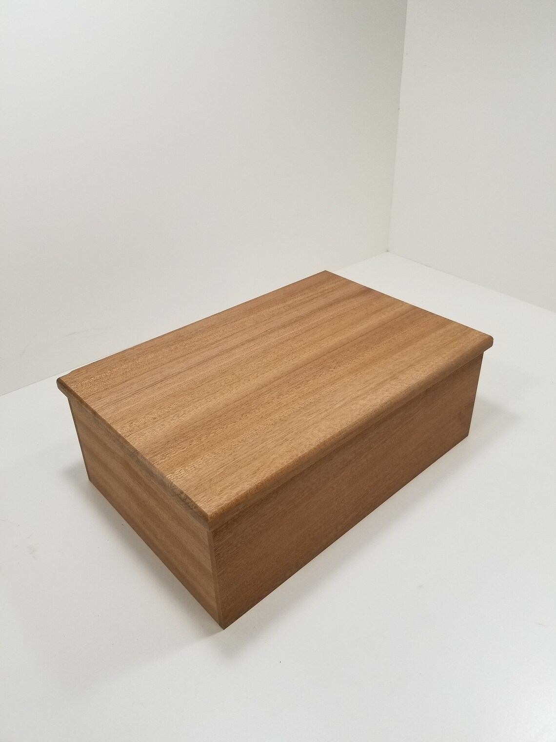 Unfinished Wood Box 12x8x4 Unfinished Memory Box Cherry Box Etsy
