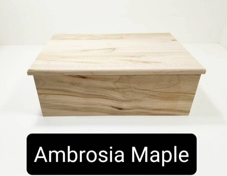 Unfinished Wood Box 12x8x4 Unfinished Memory Box Cherry Box Etsy