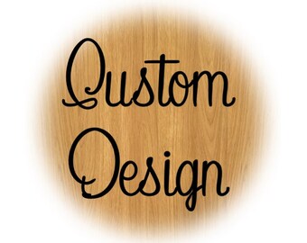 Custom Design: This listing is to be purchased when instructed by shop owner for custom design engraving