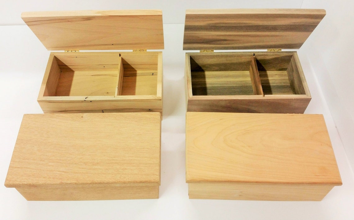 Unfinished Wood Box 8x4x3.25Unfinished Jewelry Box Etsy