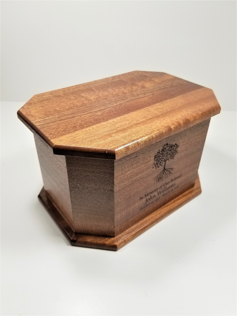 Personalized Handmade Wood Urn Tree of Life Urn Engraved Etsy