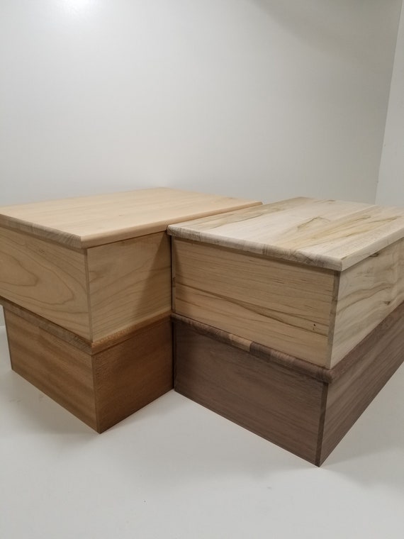 unfinished wood memory box