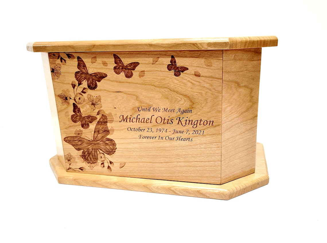 Personalized Handmade Wood Butterfly Urn Butterfly and Etsy