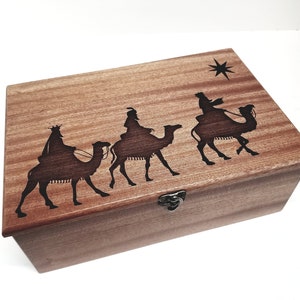 Custom Design Memory Box 12x8x4, Custom Design Memorial Box, Custom Engraved Wood Box