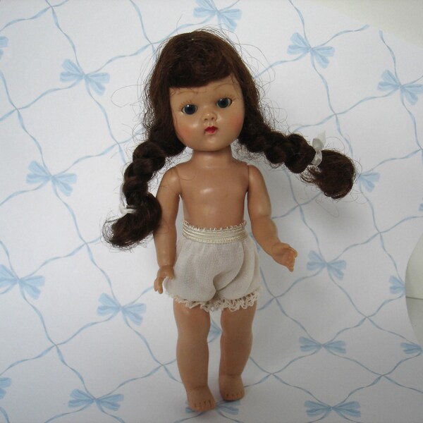 Vintage Vogue SL Walker Painted Lashes Ginny Doll 1950's