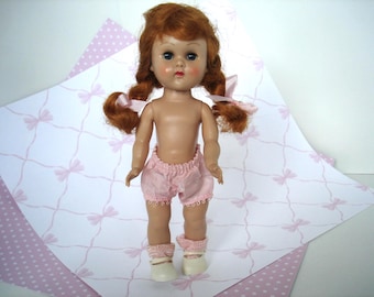 Vintage Vogue SL Walker Molded Lashes Ginny Doll 1950's