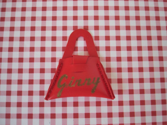 REPRODUCION GINNY DOLL PURSE IN RED OR BLACK